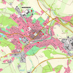 Staatsbetrieb Geobasisinformation und Vermessung Sachsen Hüttengrund, Marienberg, Stadt (1:10,000 scale) digital map
