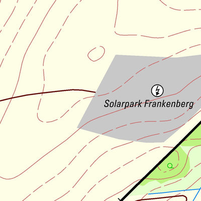 Staatsbetrieb Geobasisinformation und Vermessung Sachsen Irbersdorf, Frankenberg/Sa., Stadt (1:10,000 scale) digital map