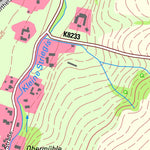 Staatsbetrieb Geobasisinformation und Vermessung Sachsen Irbersdorf, Frankenberg/Sa., Stadt (1:10,000 scale) digital map