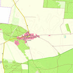 Staatsbetrieb Geobasisinformation und Vermessung Sachsen Jacobsthal, Zeithain 1 (1:10,000 scale) digital map