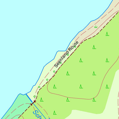 Staatsbetrieb Geobasisinformation und Vermessung Sachsen Jahmen, Boxberg/O.L. (1:10,000 scale) digital map