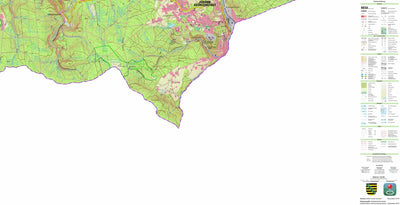 Staatsbetrieb Geobasisinformation und Vermessung Sachsen Johanngeorgenstadt, Stadt, Johanngeorgenstadt, Stadt (1:25,000 scale) digital map