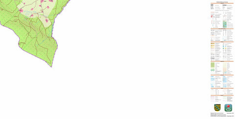 Staatsbetrieb Geobasisinformation und Vermessung Sachsen Johanngeorgenstadt, Stadt, Johanngeorgenstadt, Stadt 2 (1:10,000 scale) digital map