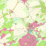 Staatsbetrieb Geobasisinformation und Vermessung Sachsen Jößnitz, Plauen, Stadt (1:10,000 scale) digital map