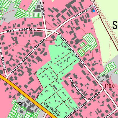 Staatsbetrieb Geobasisinformation und Vermessung Sachsen Kaditz, Dresden, Stadt (1:10,000 scale) digital map