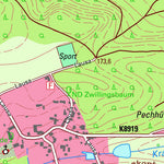 Staatsbetrieb Geobasisinformation und Vermessung Sachsen Kaisa, Belgern-Schildau, Stadt (1:10,000 scale) digital map
