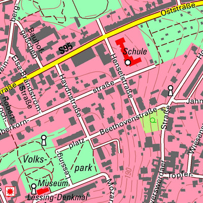 Staatsbetrieb Geobasisinformation und Vermessung Sachsen Kamenz, Kamenz, Stadt (1:10,000 scale) digital map