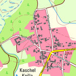 Staatsbetrieb Geobasisinformation und Vermessung Sachsen Kaschel, Boxberg/O.L. (1:10,000 scale) digital map