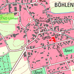 Staatsbetrieb Geobasisinformation und Vermessung Sachsen Keiselwitz, Grimma, Stadt (1:10,000 scale) digital map