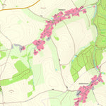 Staatsbetrieb Geobasisinformation und Vermessung Sachsen Kirchbach, Oederan, Stadt (1:10,000 scale) digital map