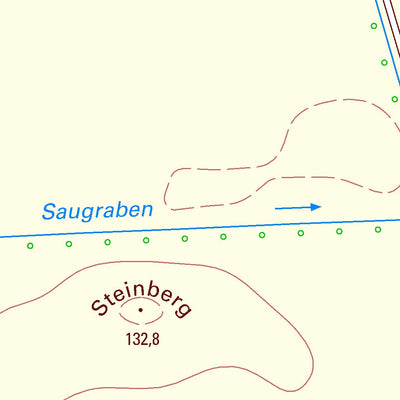 Staatsbetrieb Geobasisinformation und Vermessung Sachsen Kitzen, Pegau, Stadt (1:10,000 scale) digital map