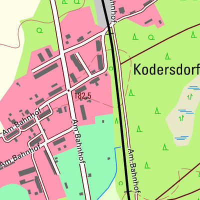 Staatsbetrieb Geobasisinformation und Vermessung Sachsen Klein-Krauscha, Neißeaue (1:10,000 scale) digital map