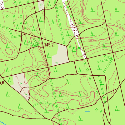 Klein Priebus, Krauschwitz i.d. O.L. (1:25,000 scale) Map by ...