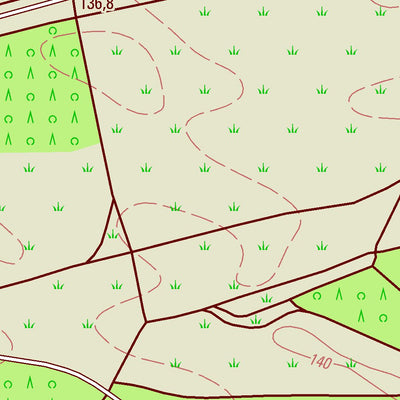 Staatsbetrieb Geobasisinformation und Vermessung Sachsen Klein Priebus, Krauschwitz i.d. O.L. 2 (1:10,000 scale) digital map