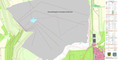 Staatsbetrieb Geobasisinformation und Vermessung Sachsen Kleinhermsdorf, Groitzsch, Stadt (1:10,000 scale) digital map