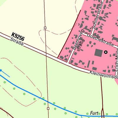 Staatsbetrieb Geobasisinformation und Vermessung Sachsen Kleinwolmsdorf, Arnsdorf (1:10,000 scale) digital map