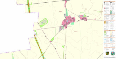 Staatsbetrieb Geobasisinformation und Vermessung Sachsen Klitschmar, Wiedemar (1:10,000 scale) digital map
