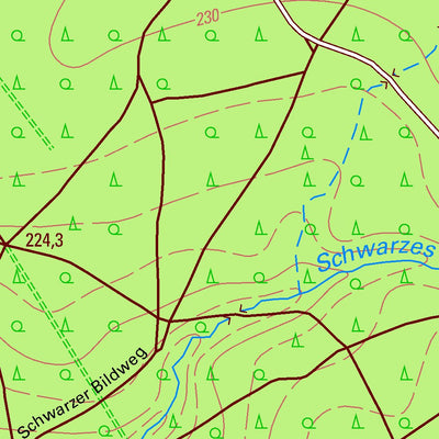 Staatsbetrieb Geobasisinformation und Vermessung Sachsen Klotzsche, Dresden, Stadt (1:10,000 scale) digital map
