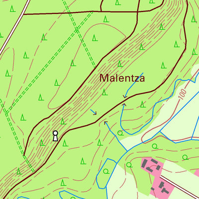 Staatsbetrieb Geobasisinformation und Vermessung Sachsen Köbeln, Bad Muskau, Stadt (1:10,000 scale) digital map