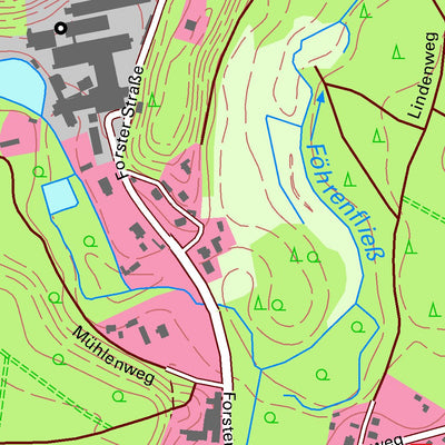 Staatsbetrieb Geobasisinformation und Vermessung Sachsen Köbeln, Bad Muskau, Stadt (1:10,000 scale) digital map