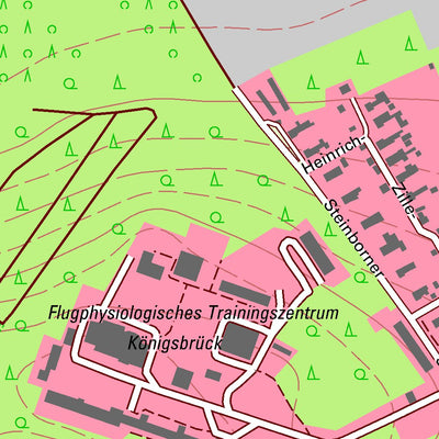 Staatsbetrieb Geobasisinformation und Vermessung Sachsen Königsbrück, Königsbrück, Stadt 3 (1:10,000 scale) digital map
