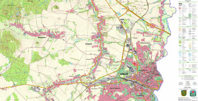 Staatsbetrieb Geobasisinformation und Vermessung Sachsen Königshain, Königshain (1:25,000 scale) digital map