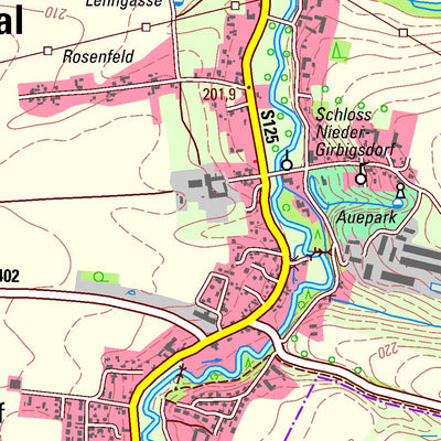 Staatsbetrieb Geobasisinformation und Vermessung Sachsen Königshain, Königshain (1:25,000 scale) digital map