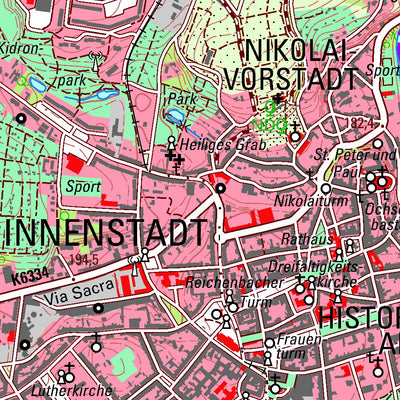Staatsbetrieb Geobasisinformation und Vermessung Sachsen Königshain, Königshain (1:25,000 scale) digital map