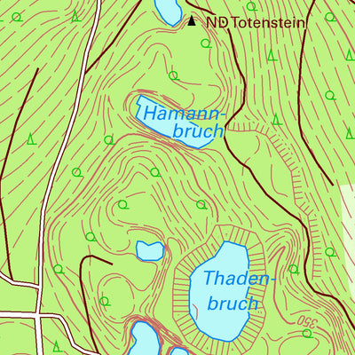 Staatsbetrieb Geobasisinformation und Vermessung Sachsen Königshain, Königshain 2 (1:10,000 scale) digital map