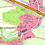 Staatsbetrieb Geobasisinformation und Vermessung Sachsen Königshufen, Görlitz, Stadt (1:10,000 scale) digital map