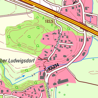 Staatsbetrieb Geobasisinformation und Vermessung Sachsen Königshufen, Görlitz, Stadt (1:10,000 scale) digital map