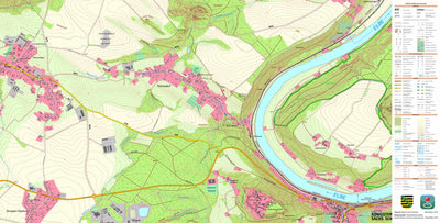 Staatsbetrieb Geobasisinformation und Vermessung Sachsen Königstein/Sächs. Schw., Königstein/Sächs. Schw., Stadt (1:10,000 scale) digital map
