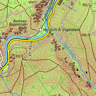 Staatsbetrieb Geobasisinformation und Vermessung Sachsen Königswalde, Königswalde (1:25,000 scale) digital map