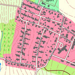 Staatsbetrieb Geobasisinformation und Vermessung Sachsen Königswalde, Werdau, Stadt (1:10,000 scale) digital map