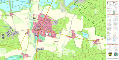 Staatsbetrieb Geobasisinformation und Vermessung Sachsen Königswartha, Königswartha (1:10,000 scale) digital map