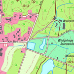Staatsbetrieb Geobasisinformation und Vermessung Sachsen Kosel, Niesky, Stadt (1:10,000 scale) digital map