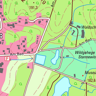 Staatsbetrieb Geobasisinformation und Vermessung Sachsen Kosel, Niesky, Stadt (1:10,000 scale) digital map