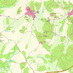 Staatsbetrieb Geobasisinformation und Vermessung Sachsen Krebes, Weischlitz (1:10,000 scale) digital map