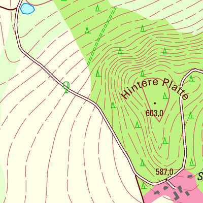 Staatsbetrieb Geobasisinformation und Vermessung Sachsen Krebes, Weischlitz (1:10,000 scale) digital map