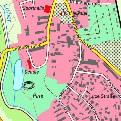 Staatsbetrieb Geobasisinformation und Vermessung Sachsen Kreuma, Rackwitz (1:10,000 scale) digital map