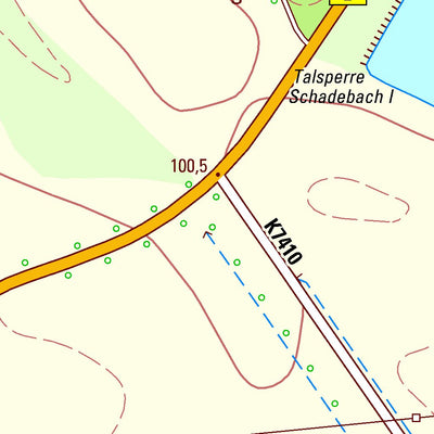 Staatsbetrieb Geobasisinformation und Vermessung Sachsen Krippehna, Zschepplin (1:10,000 scale) digital map