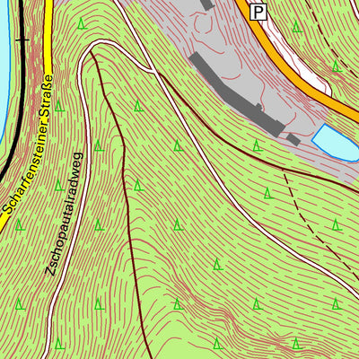 Staatsbetrieb Geobasisinformation und Vermessung Sachsen Krumhermersdorf, Zschopau, Stadt (1:10,000 scale) digital map