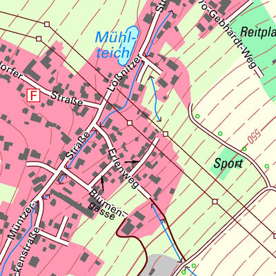 Staatsbetrieb Geobasisinformation und Vermessung Sachsen Kühnhaide, Zwönitz, Stadt (1:10,000 scale) digital map