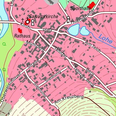 Staatsbetrieb Geobasisinformation und Vermessung Sachsen Kürbitz, Weischlitz (1:10,000 scale) digital map