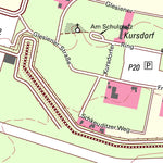 Staatsbetrieb Geobasisinformation und Vermessung Sachsen Kursdorf, Schkeuditz, Stadt (1:10,000 scale) digital map