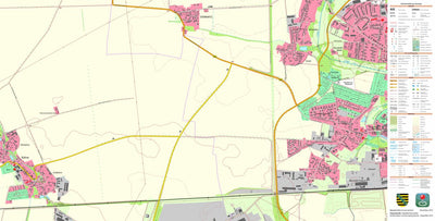 Staatsbetrieb Geobasisinformation und Vermessung Sachsen Kyhna, Wiedemar (1:10,000 scale) digital map