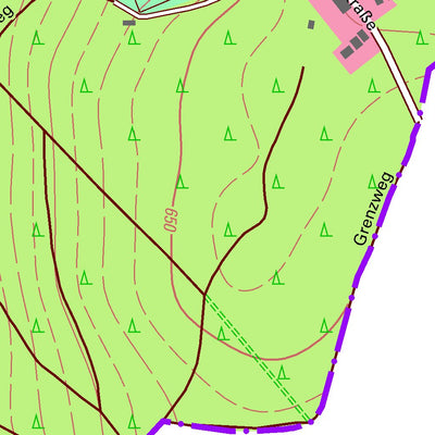 Staatsbetrieb Geobasisinformation und Vermessung Sachsen Landwüst, Markneukirchen, Stadt (1:10,000 scale) digital map