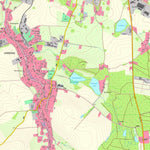 Staatsbetrieb Geobasisinformation und Vermessung Sachsen Langenau, Brand-Erbisdorf, Stadt (1:10,000 scale) digital map