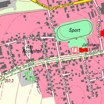 Staatsbetrieb Geobasisinformation und Vermessung Sachsen Langenchursdorf, Callenberg (1:10,000 scale) digital map