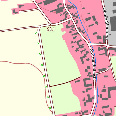 Staatsbetrieb Geobasisinformation und Vermessung Sachsen Langenreichenbach, Mockrehna (1:10,000 scale) digital map